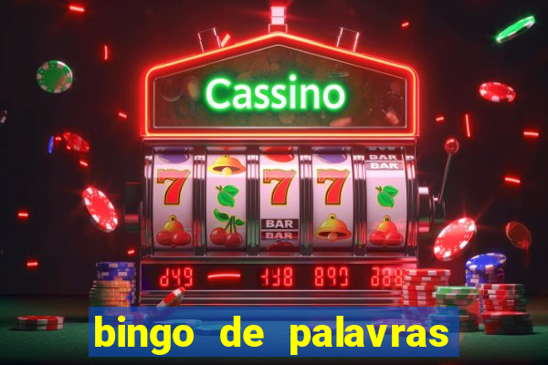 bingo de palavras cha de bebe